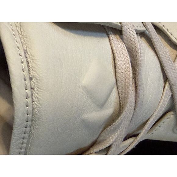 KOIO Primo Triple White High Top Sneakers •Men 45/12• Leather Made In Italy $325 main image 2